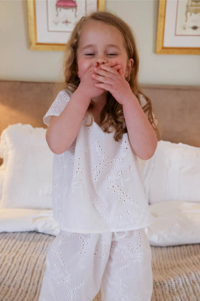 Belle Pyjamas - Girls Short Sleeved 100% Cotton Pyjamas
