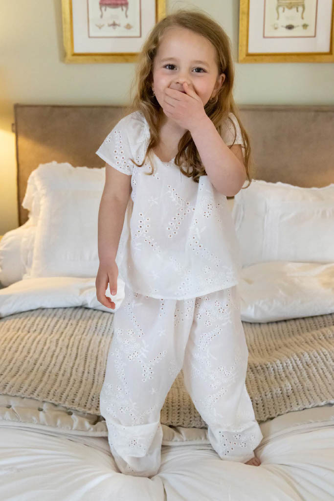 Belle Pyjamas - Girls Short Sleeved 100% Cotton Pyjamas