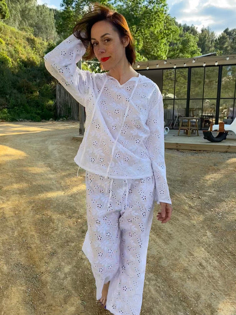 Ebba Pyjamas - Long Sleeve Loungewear