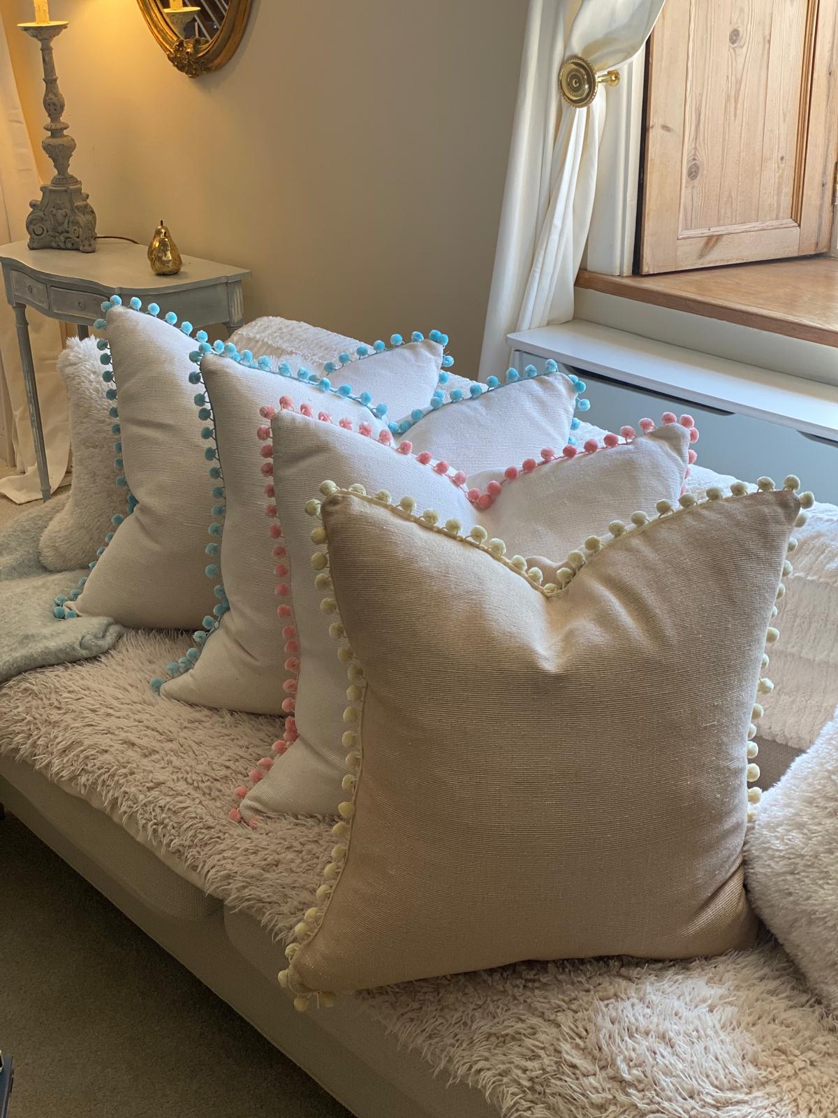 Hand Loomed Linen Cushions - 60cm x 60cm