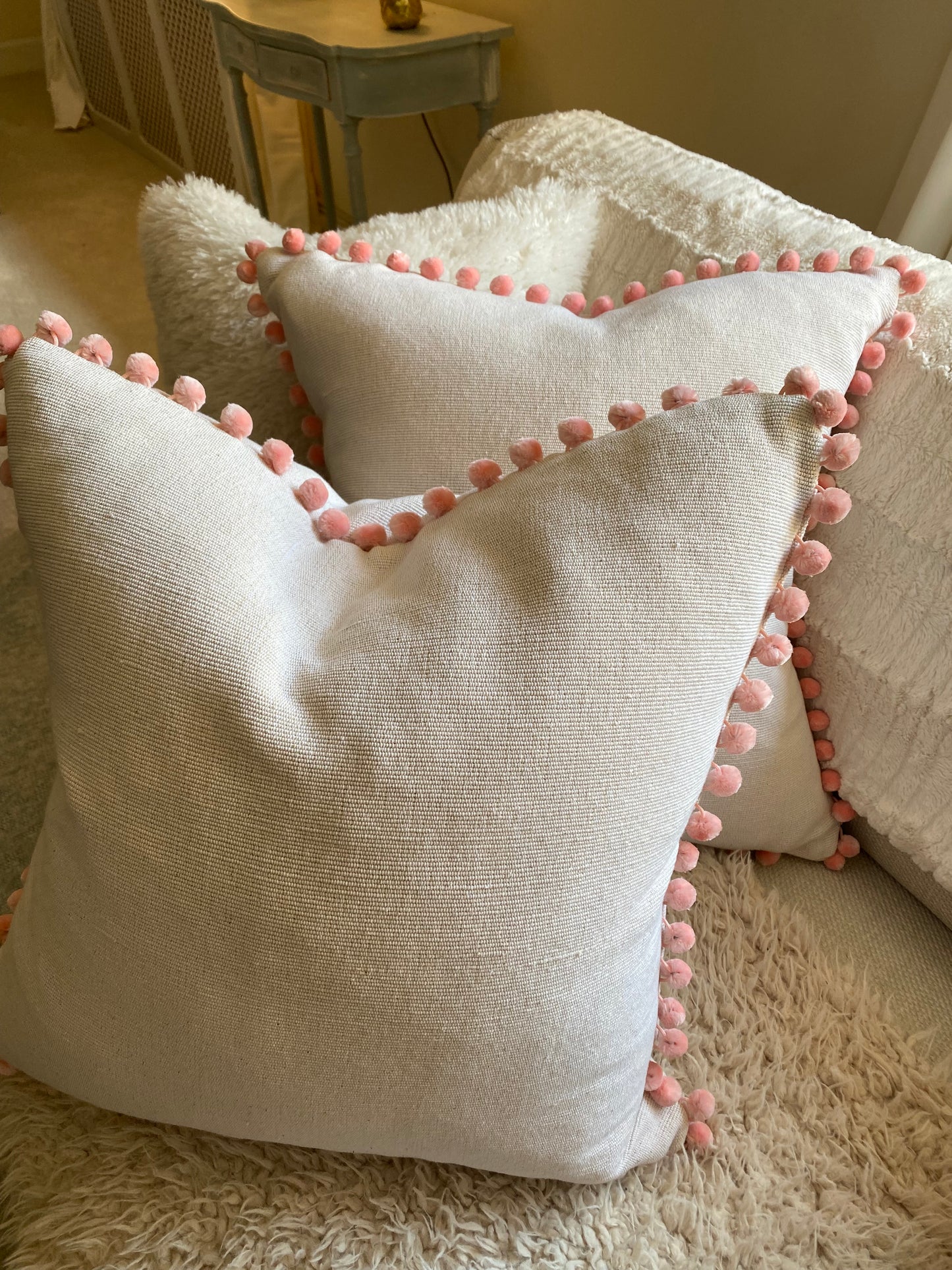 Hand Loomed Linen Cushions - 50cm x 50cm