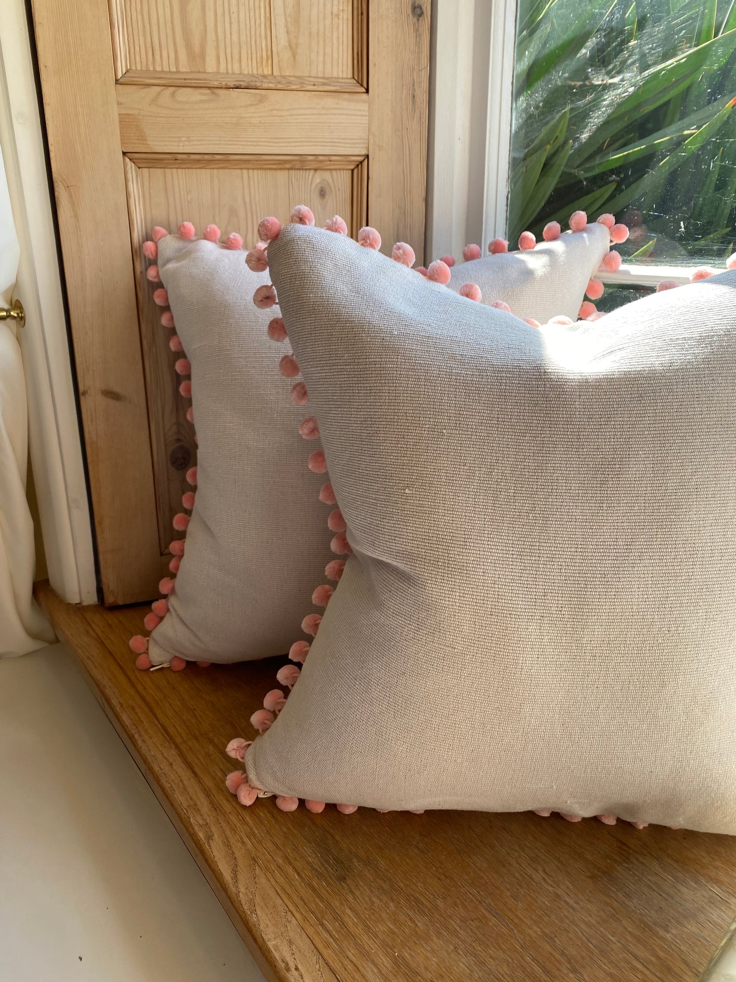 Hand Loomed Linen Cushions - 50cm x 50cm