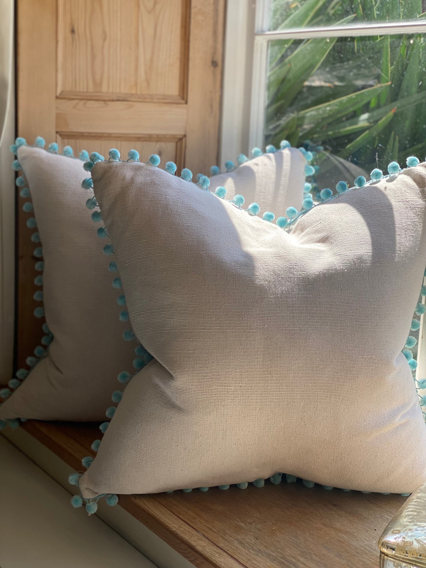 Hand Loomed Linen Cushions - 60cm x 60cm