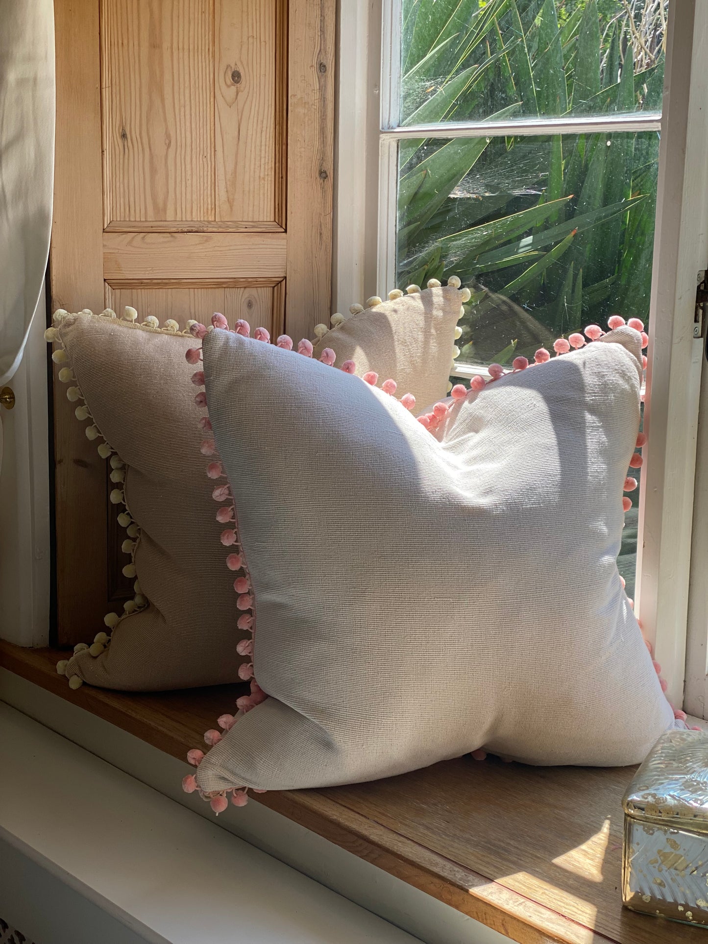 Hand Loomed Linen Cushions - 60cm x 60cm