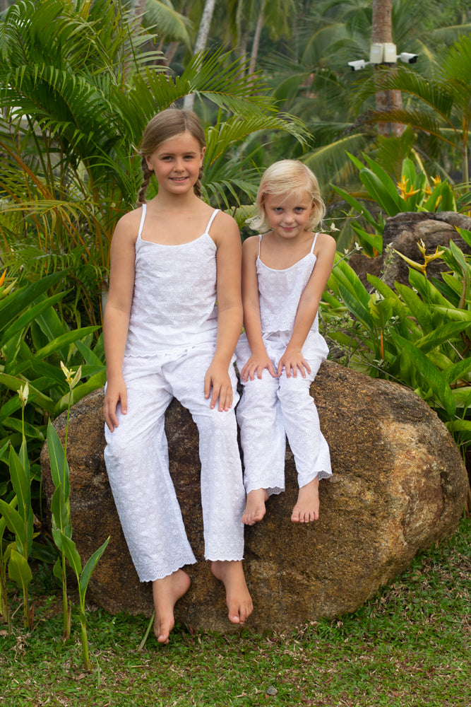 Lyra Pyjamas - Girls Strappy Top & Long-Legged Pyjamas