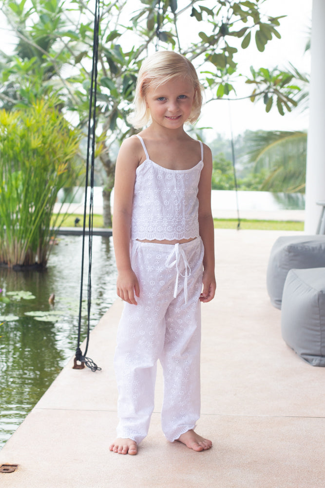 Lyra Pyjamas - Girls Strappy Top & Long-Legged Pyjamas
