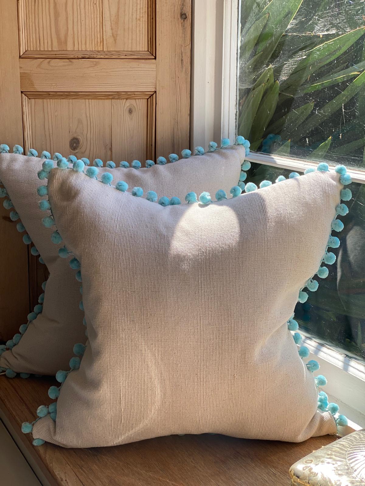 Hand Loomed Linen Cushions - 50cm x 50cm