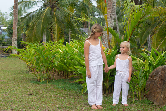 Lyra Pyjamas - Girls Strappy Top & Long-Legged Pyjamas