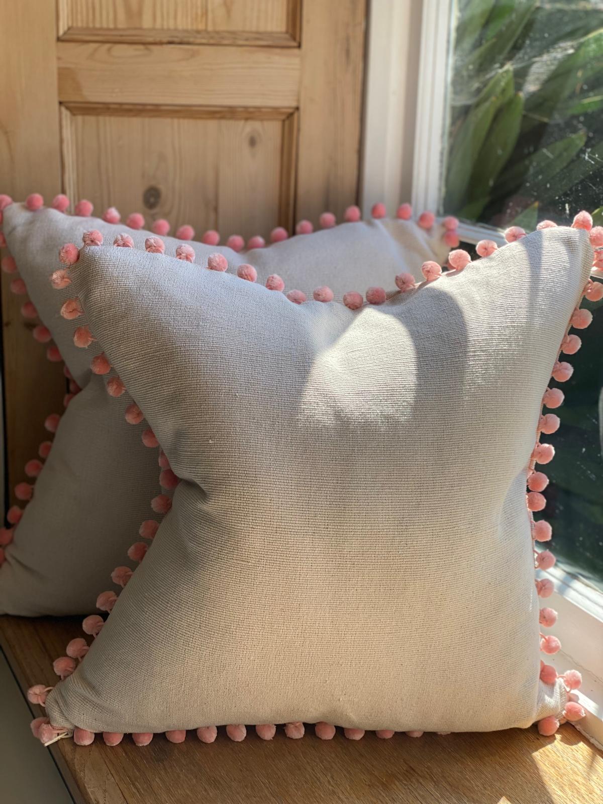 Hand Loomed Linen Cushions - 50cm x 50cm