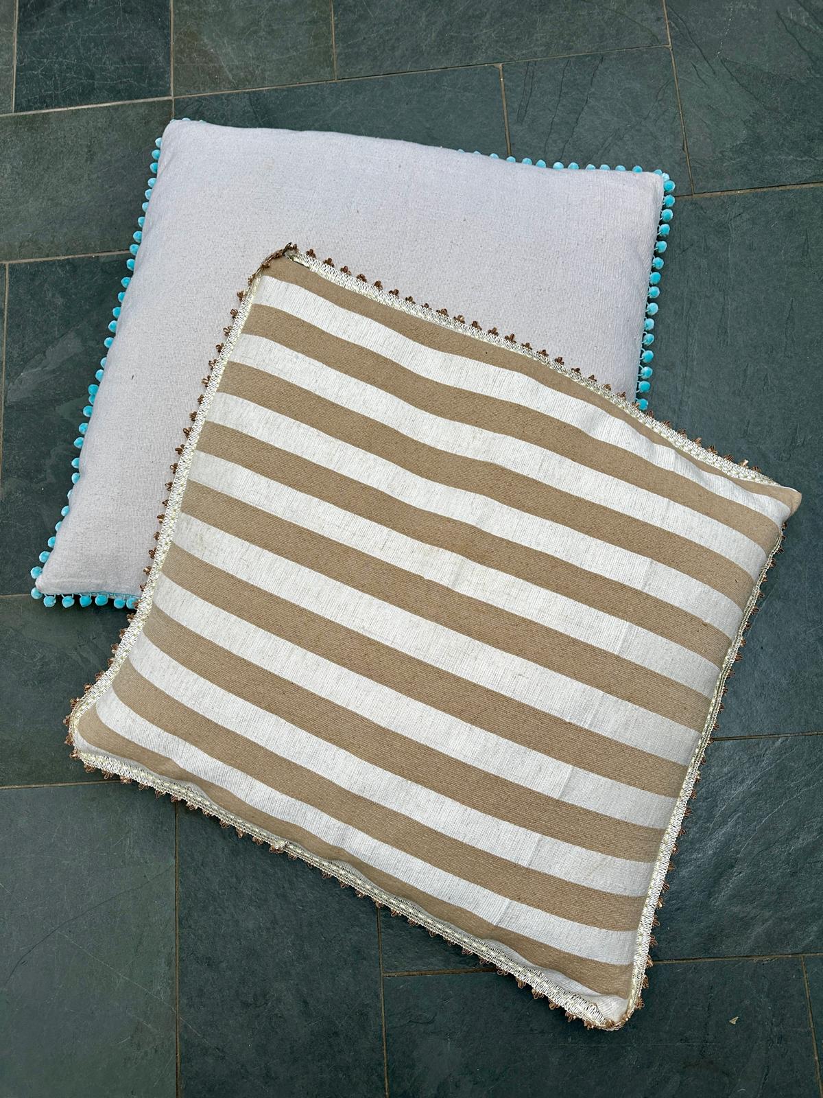 Hand Loomed Linen Cushions - 50cm x 50cm